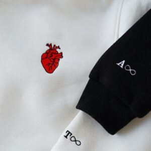 Couple Matching Anatomical Heart Hoodie - Image 4