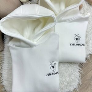 Couple Matching Anatomical Heart Hoodie - Image 1