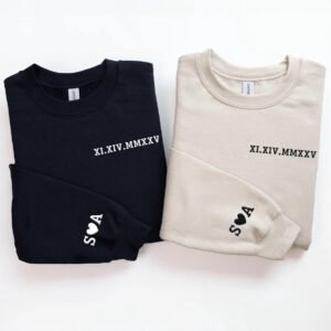 Personalised Roman Numeral PUFF Sweatshirt