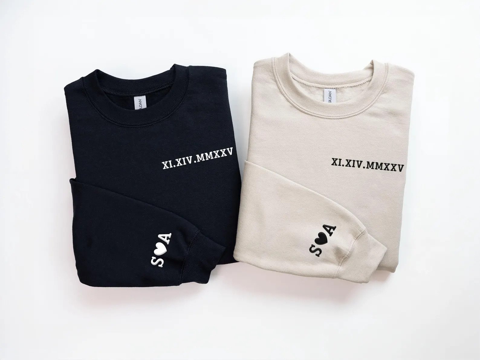 Personalised Roman Numeral PUFF Sweatshirt