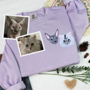 Custom Pet Sweatshirt for Pet Lovers – Embroidered & Personalized with Care - Image 4