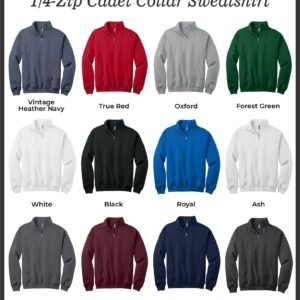 Personalized Nurse Sweatshirt, RN Quarter Zipper with Stethoscope - Image 5