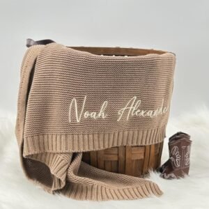 Personalized Baby Blanket, Embroidered Baby Name Blanket - Image 3